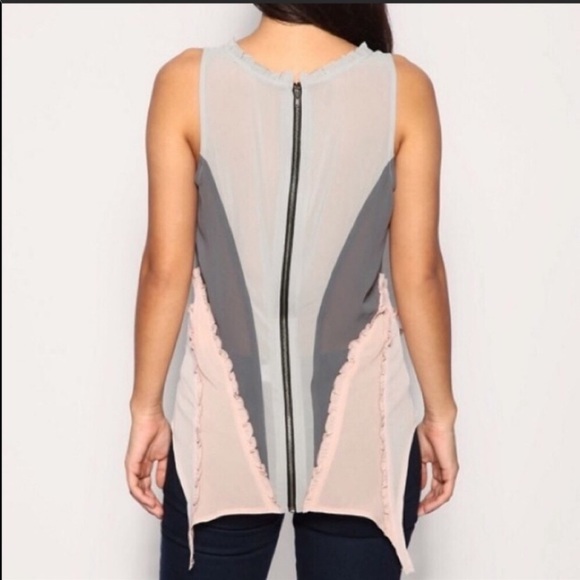 ASOS Ruffle Hem Dip Side Cami - Picture 2 of 6